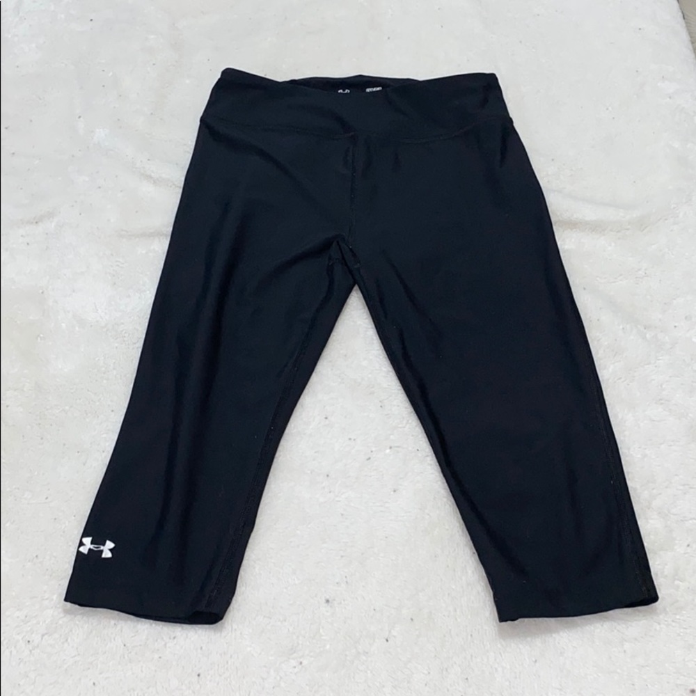 Underarmour Knee Length Black Leggings